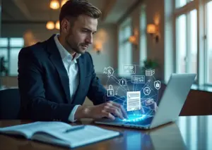 Индивидуальный предприниматель использует электронную подпись для налоговой отчётности и документооборота